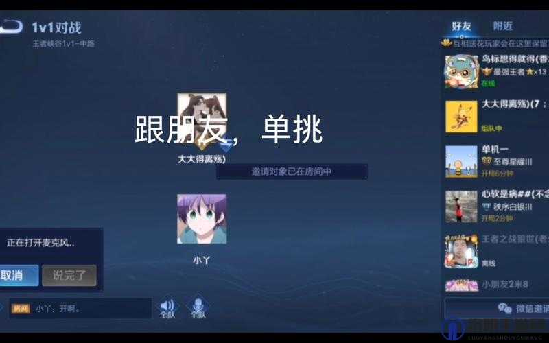 简简单单 1v1 ：纯粹竞技 展现个人实力的精彩对决