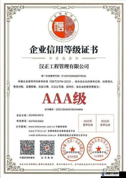 一级 AAA 与二级 AAA 证书对比：深入剖析两者差异及价值所在